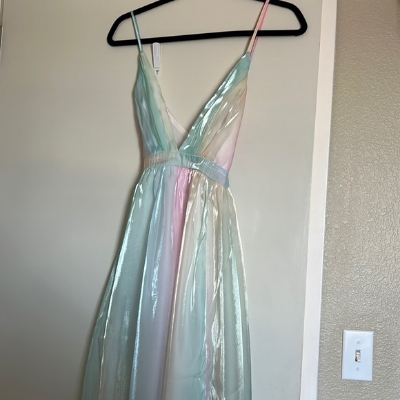 Pastel Rainbow Maxi Dress - Picture 6 of 7